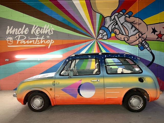 Artomotive Adventures: Painting a Pao / 'Vaporwave'