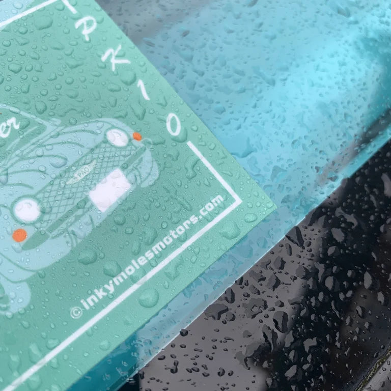 Pao 90s drift style stickers, designed by Inkymole