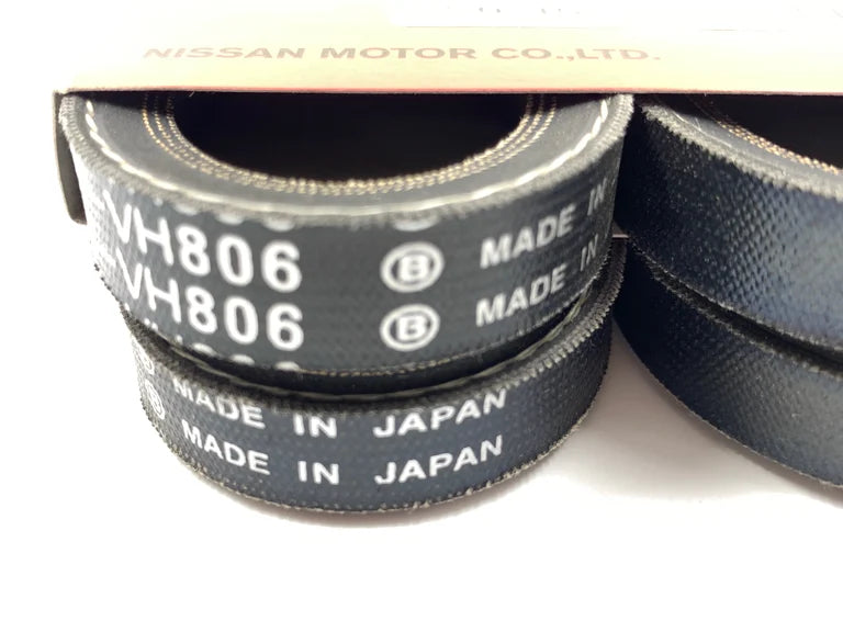 New original Nissan Be-1 alternator and AC belts, Made in Japan