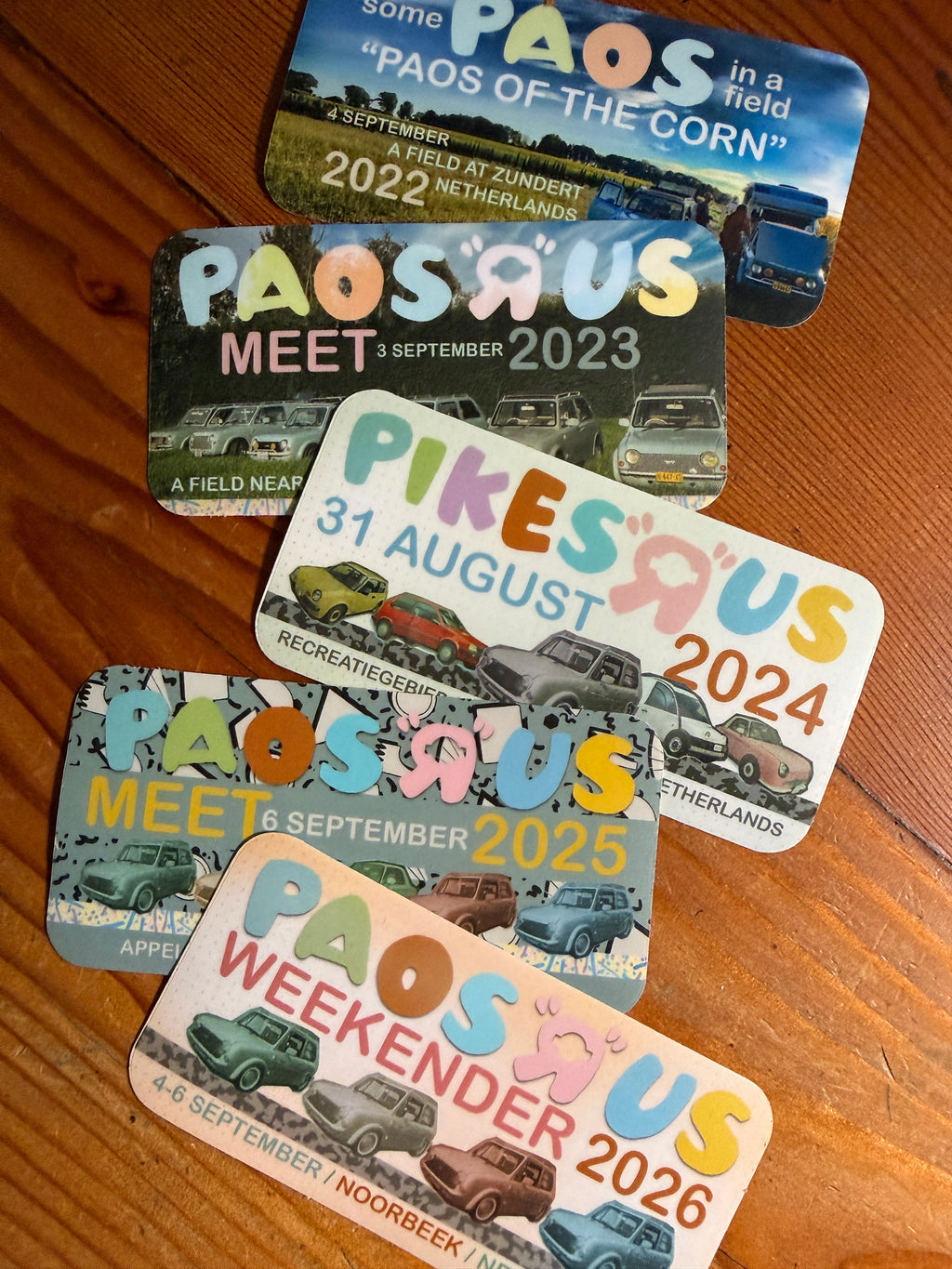 'PAOS'R'US' Sticker Set