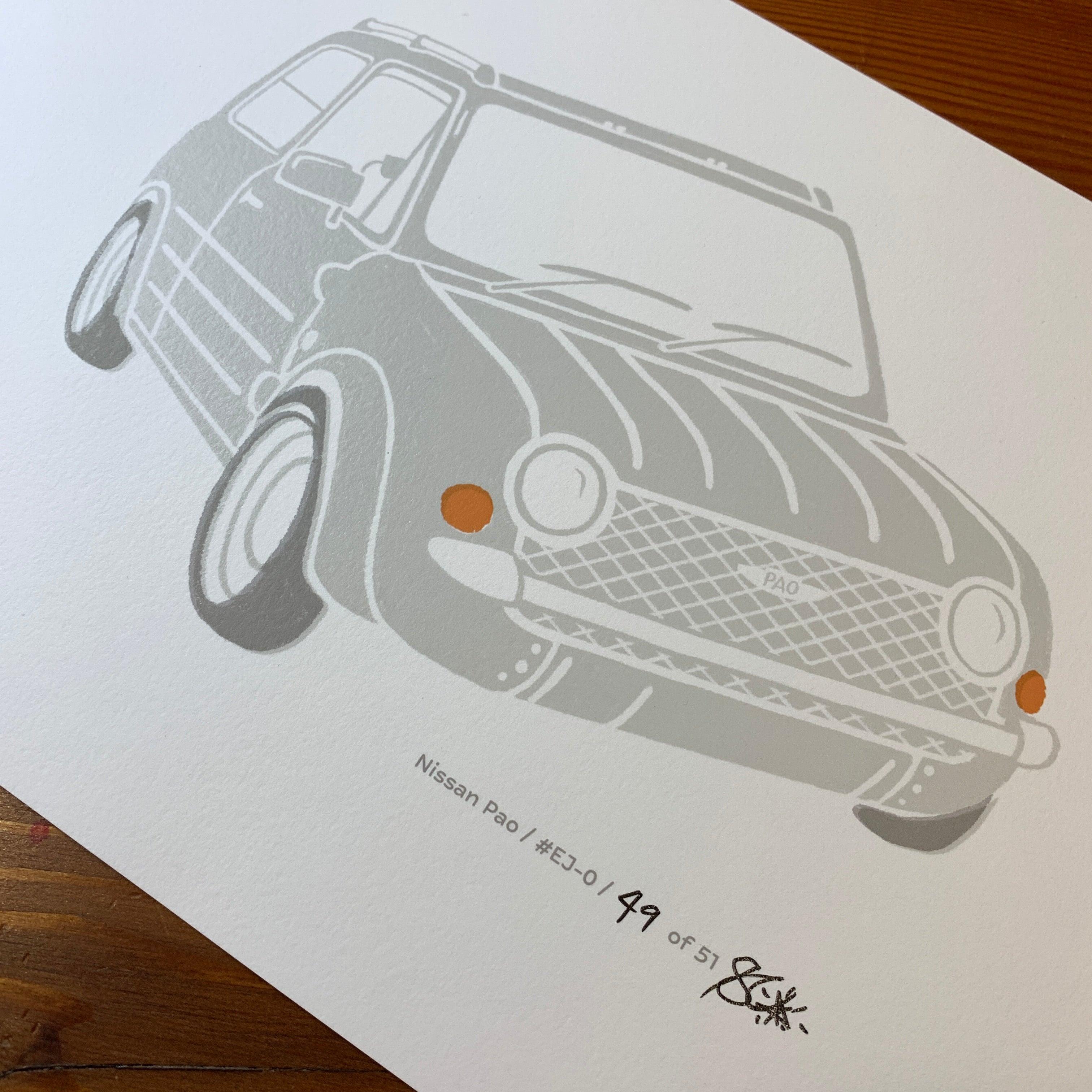 Inkymole's limited edition, signed and numbered Pao Prints