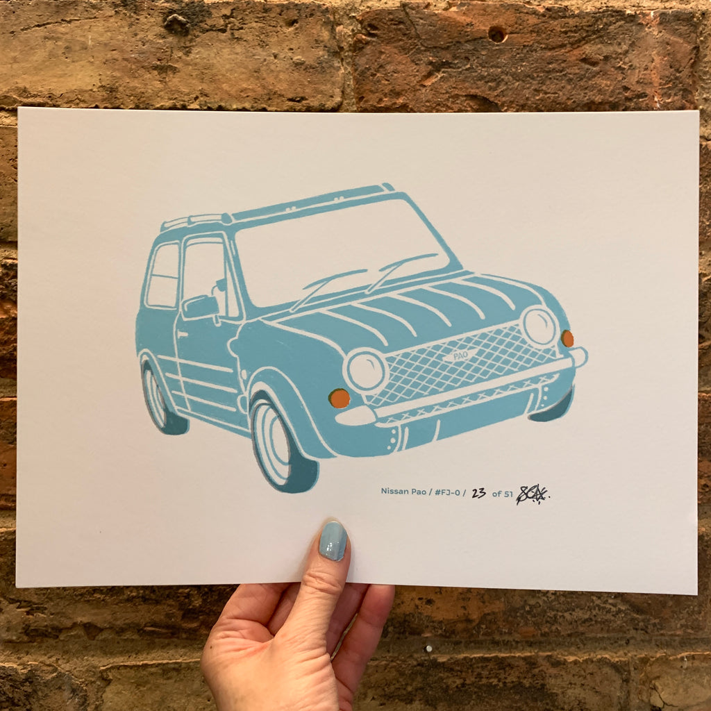 Inkymole's limited edition, signed and numbered Pao Prints