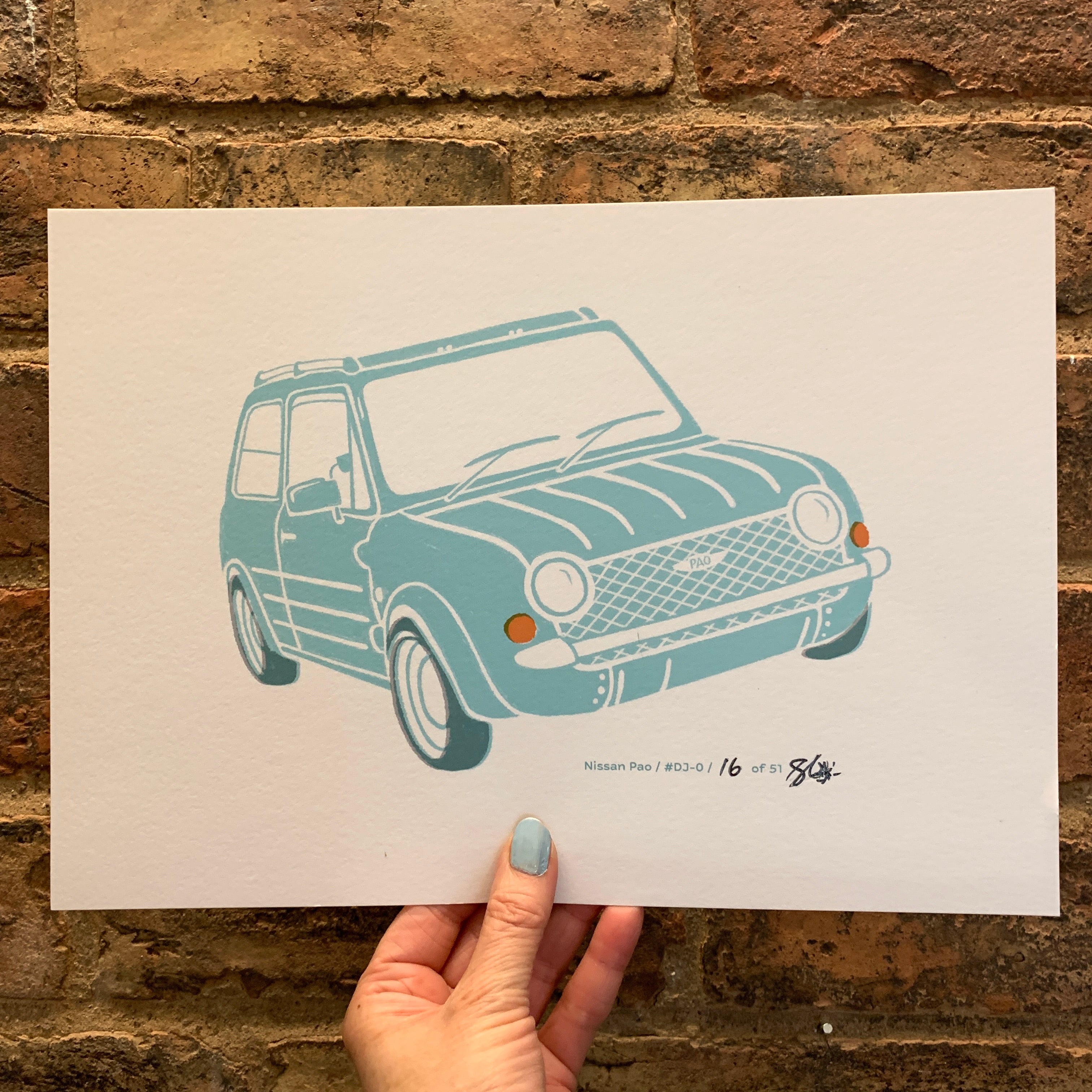 Inkymole's limited edition, signed and numbered Pao Prints