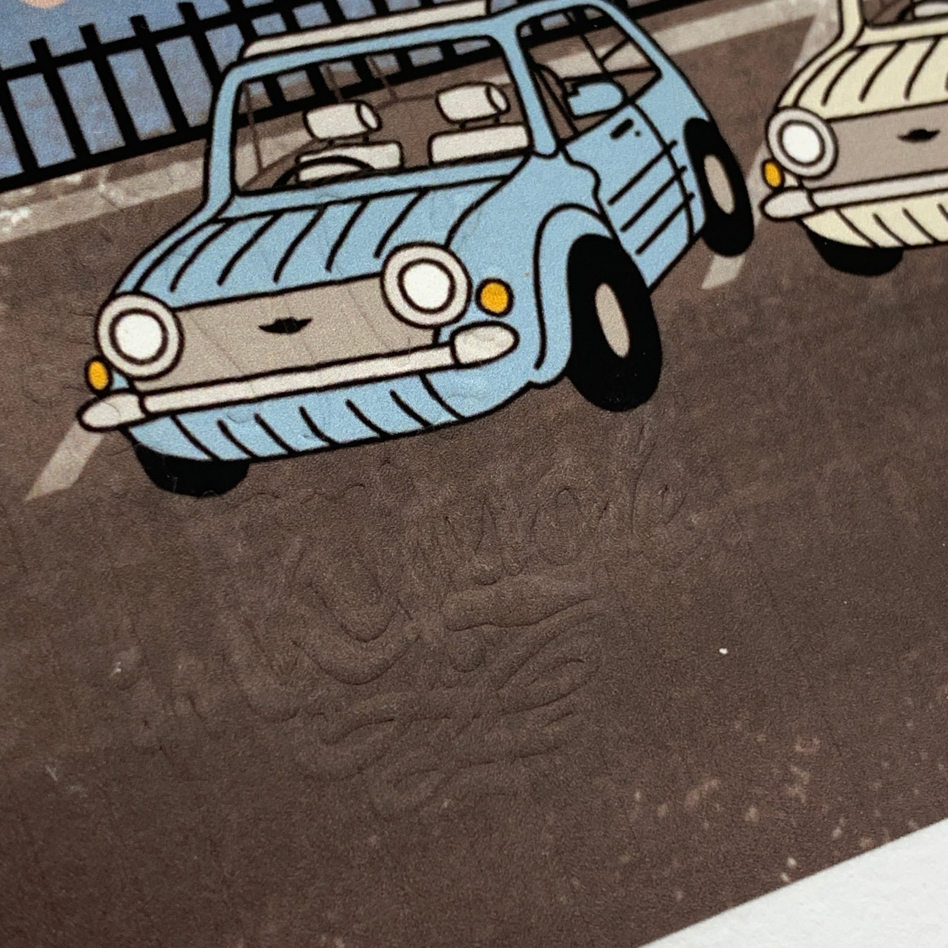 Inkymole's ‘Party at Fuji-san’ art print