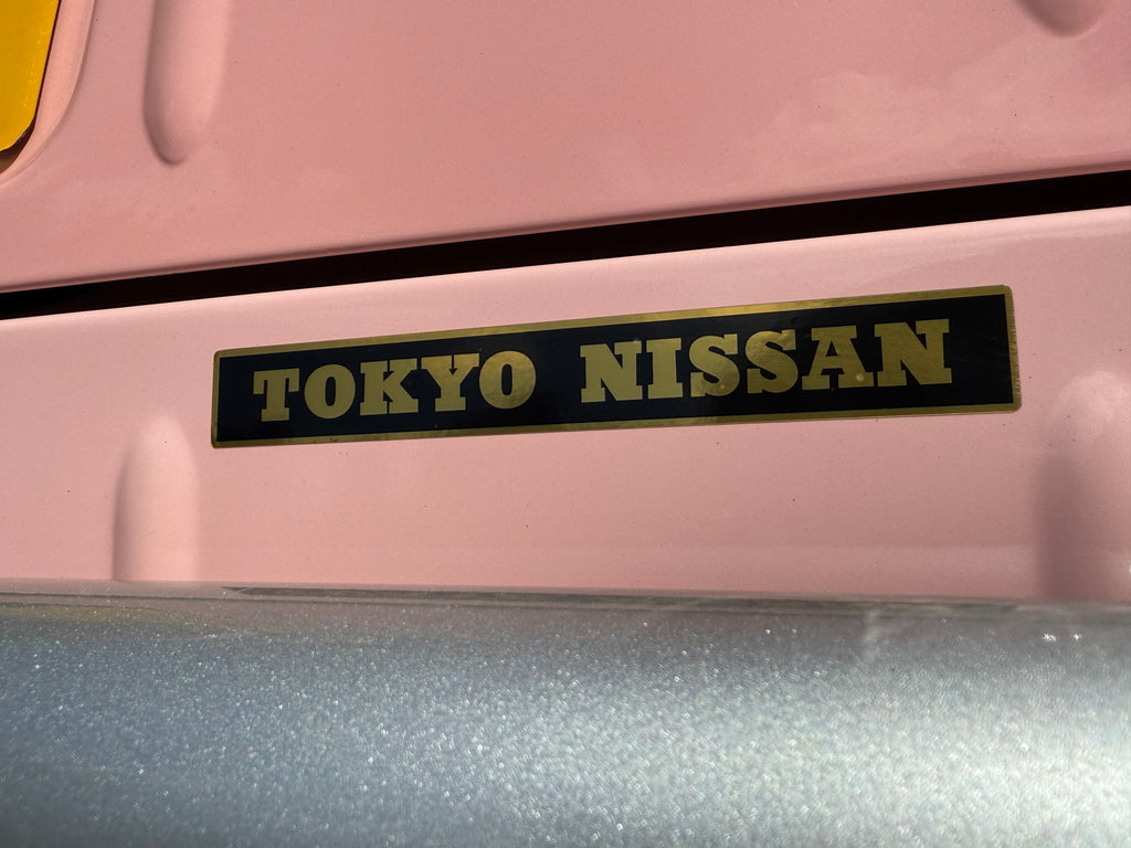 TOKYO NISSAN gold + black bumper sticker