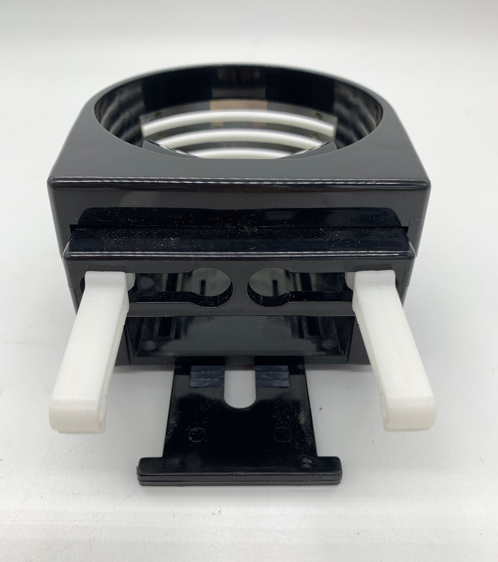 Used JDM chrome effect cup holder, mounts onto vents.