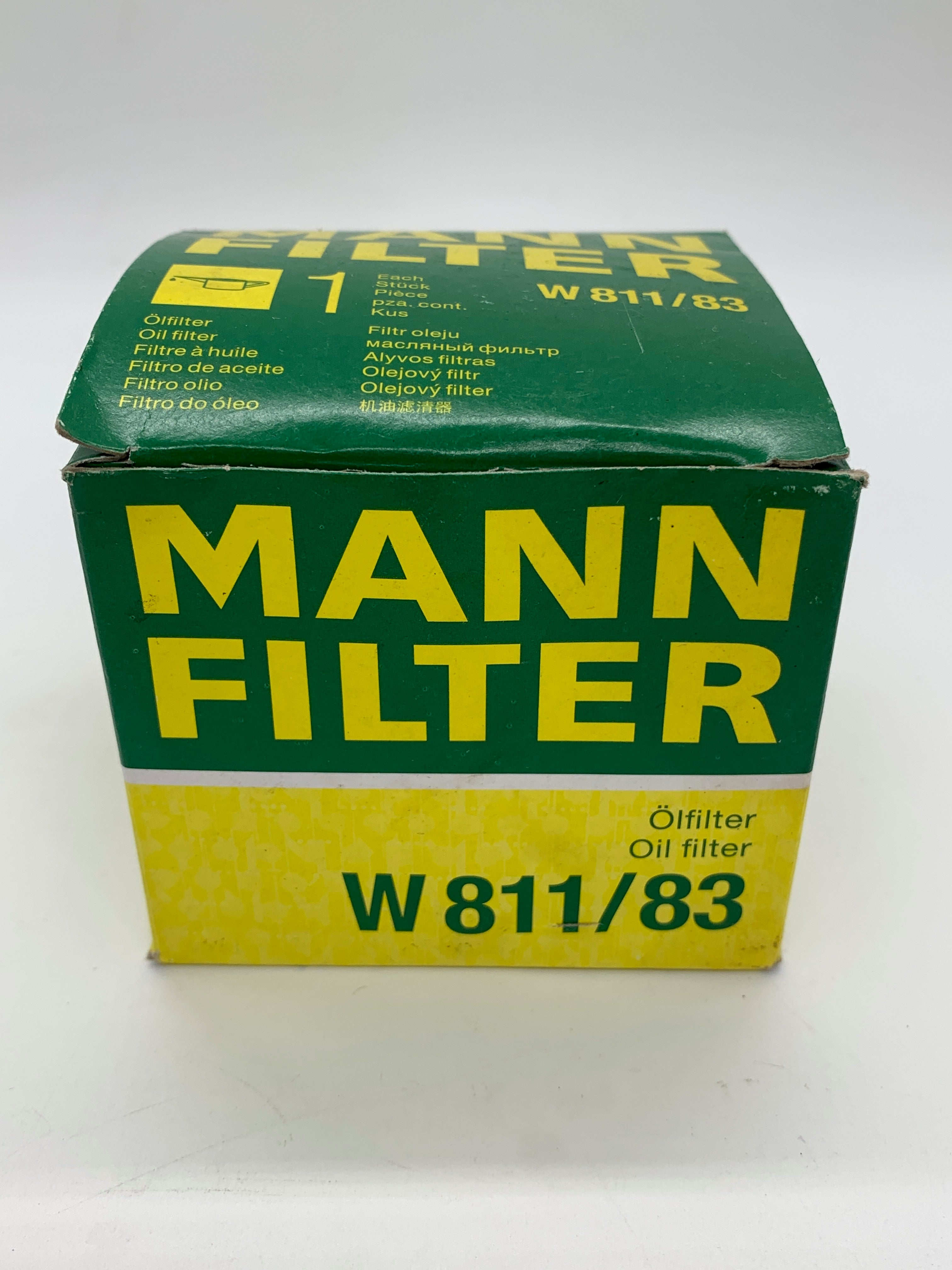 NOS Mann oil filter, new and boxed for Pao, K10 Micra/March, Figaro and Be-1