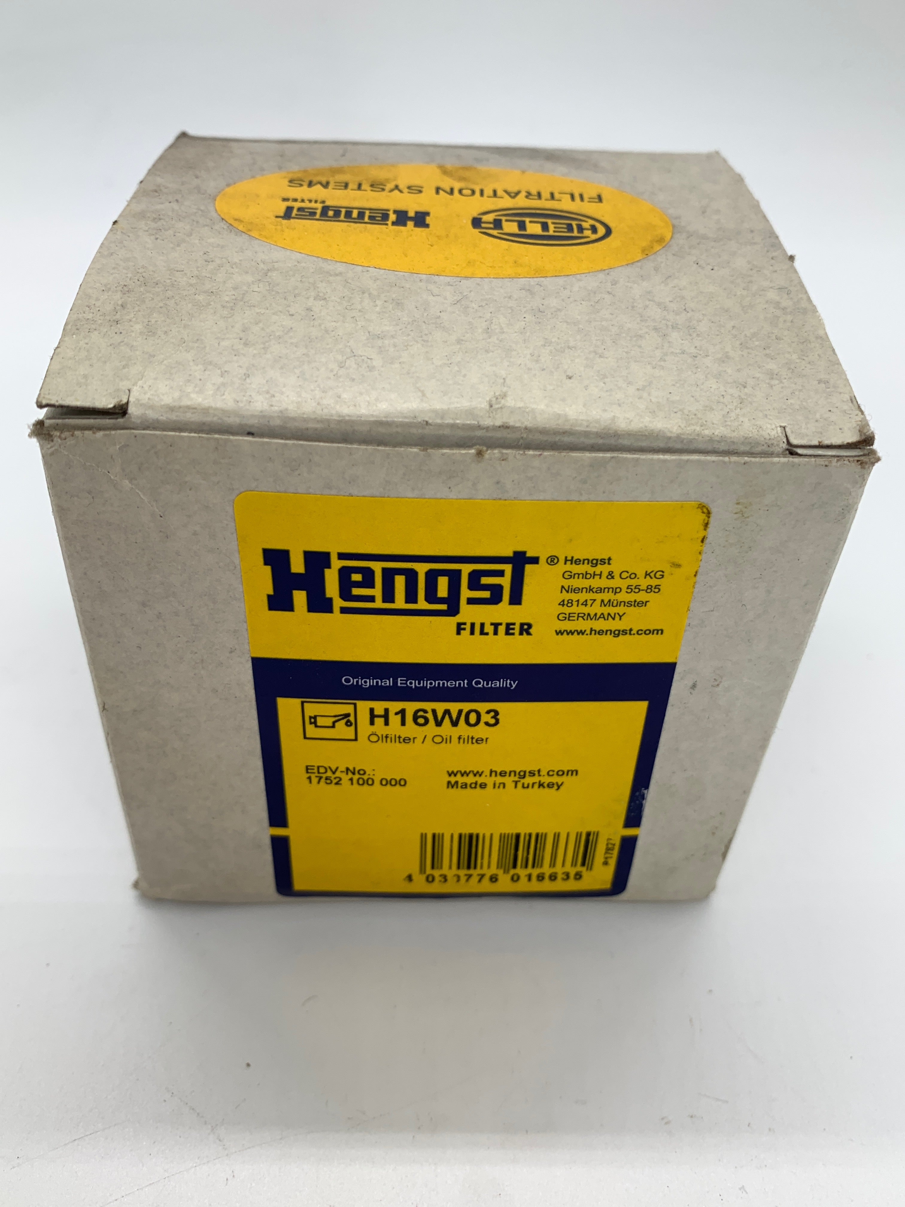 NOS Hengst oil filter, new and boxed for Pao, Be-1, Figaro and K10 Micra/March