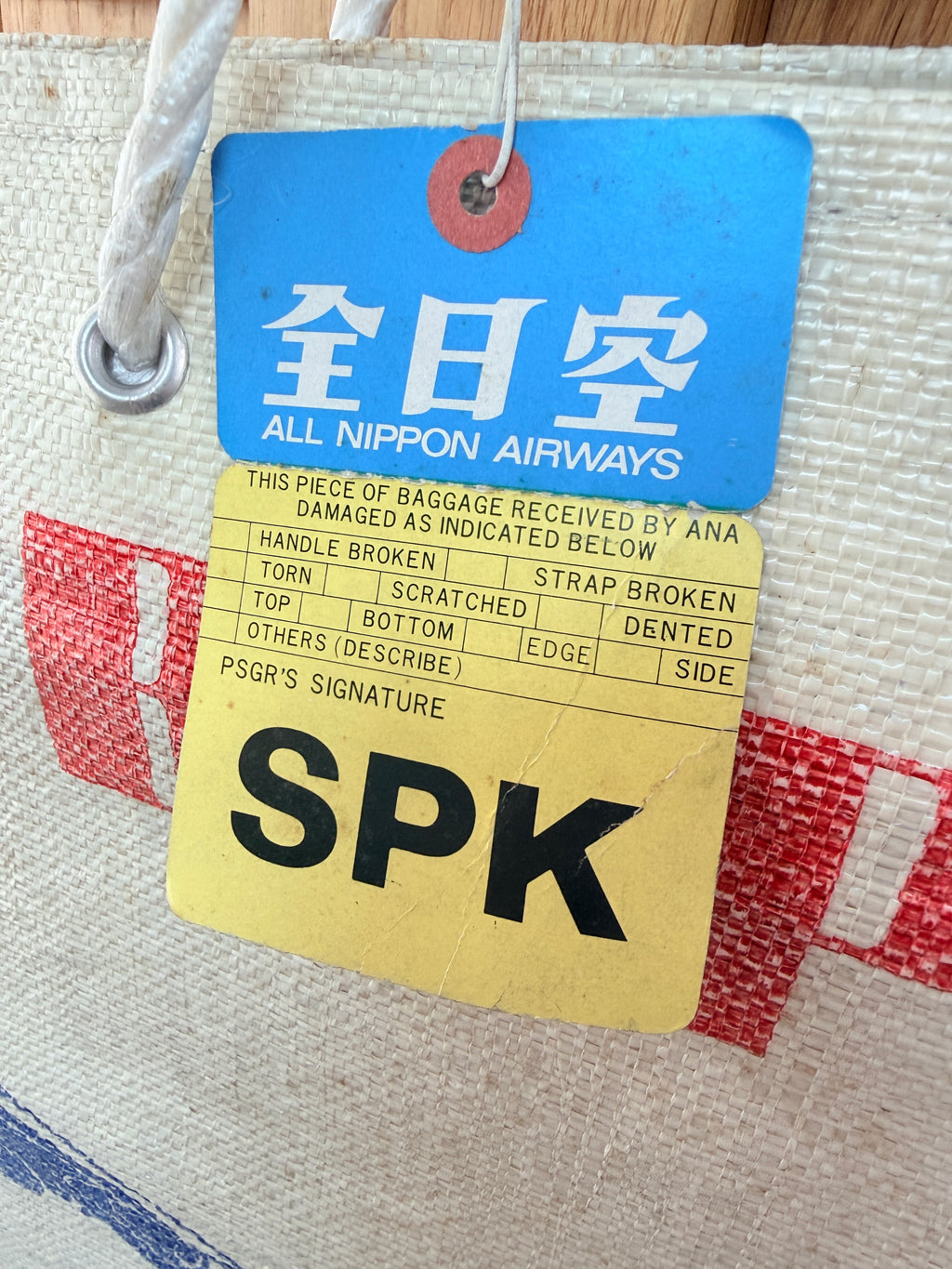 Nippon Airways 'Beppu' Travel Bag