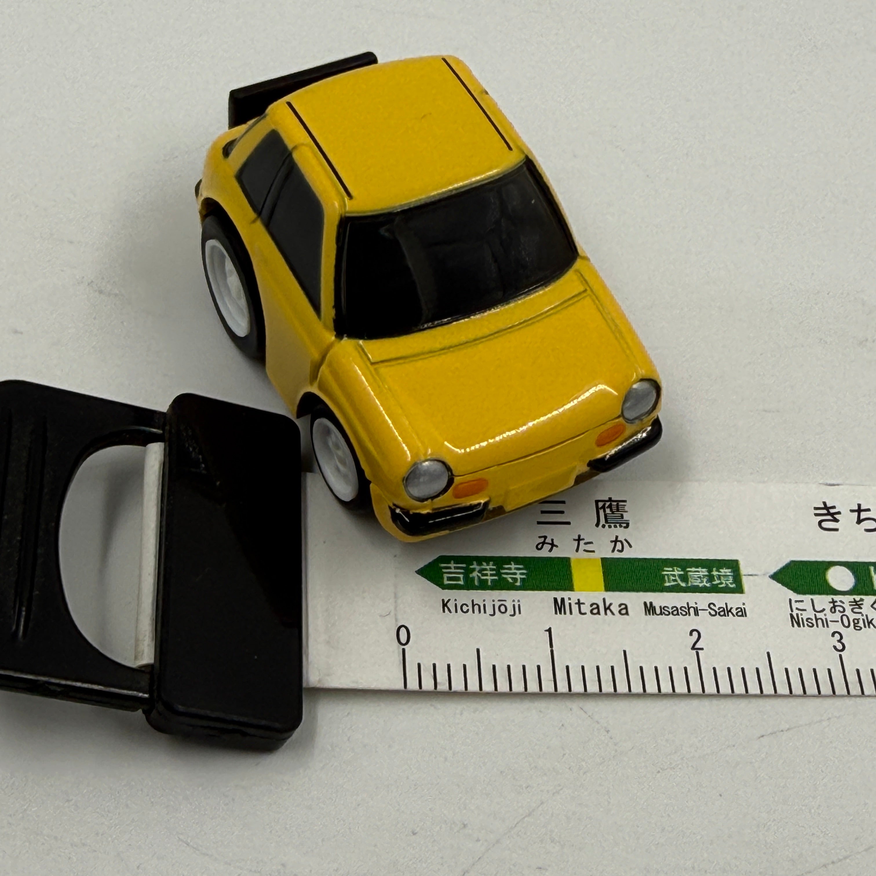 Tiny 'Pull-Back-And-Go' Yellow Be-1 Toy