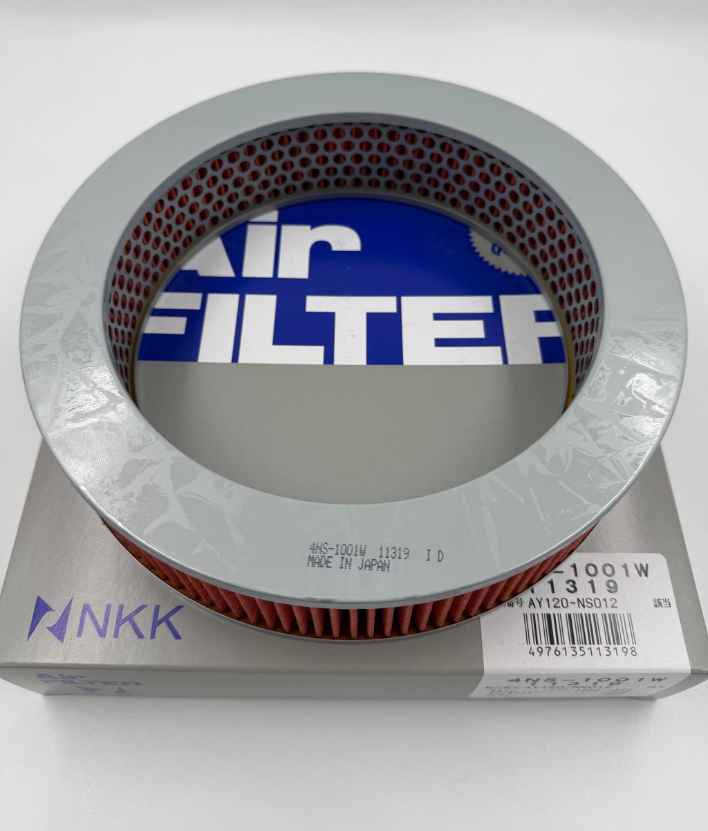 New, boxed Nissan S-Cargo air filter. Made in Japan.