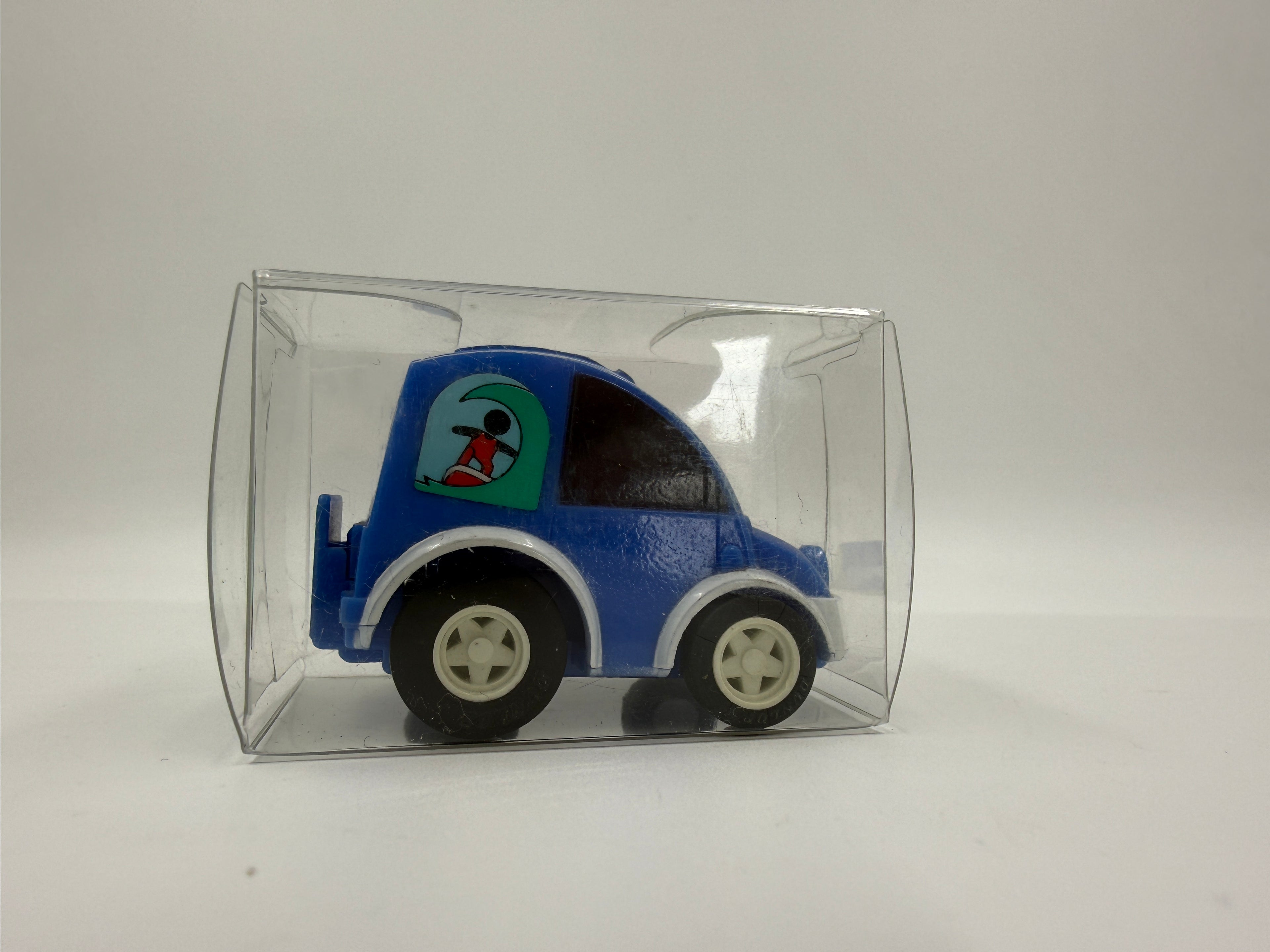 'Pull-Back-And-Go' Blue S-Cargo Toy, boxed