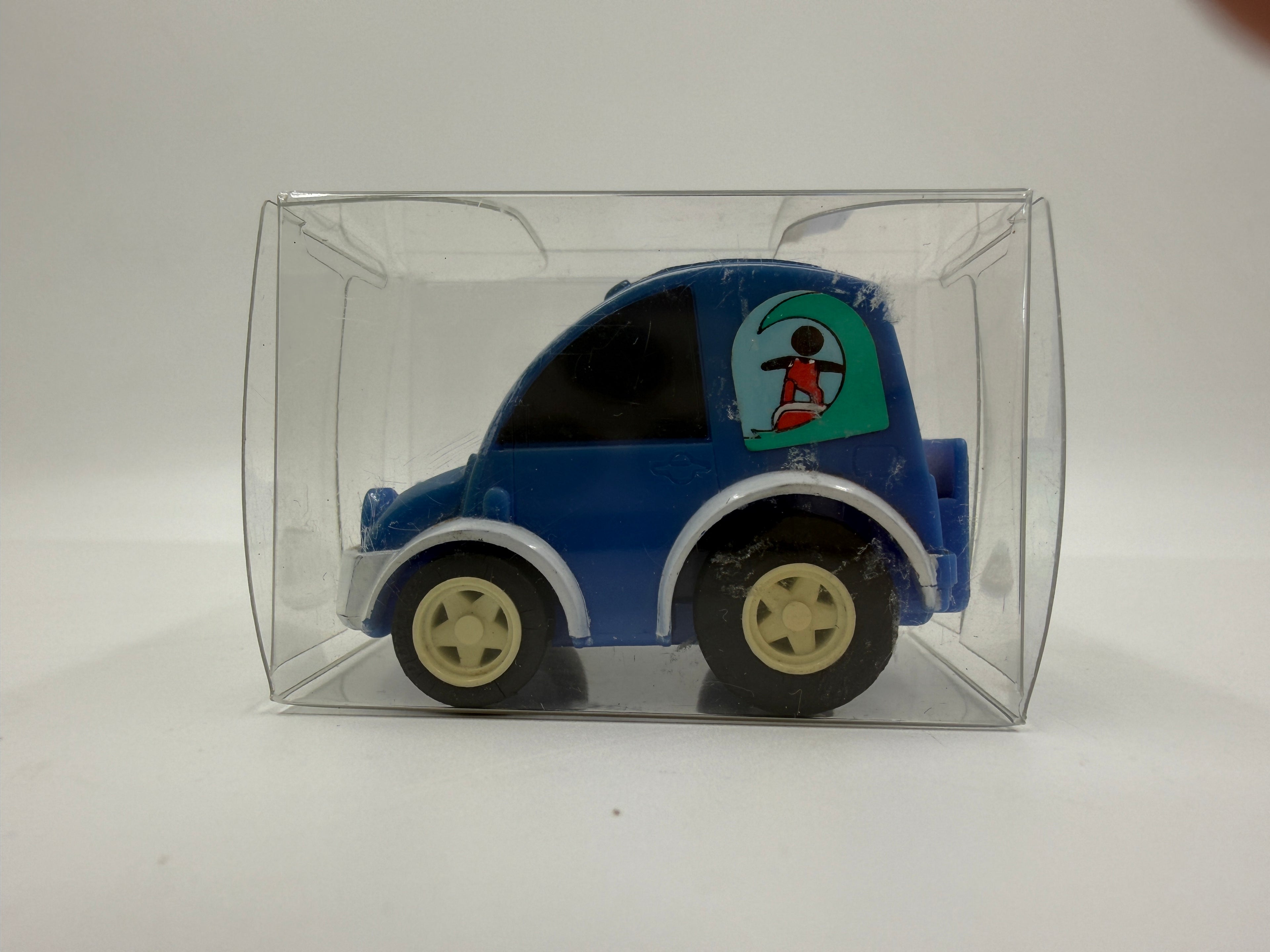 'Pull-Back-And-Go' Blue S-Cargo Toy, boxed