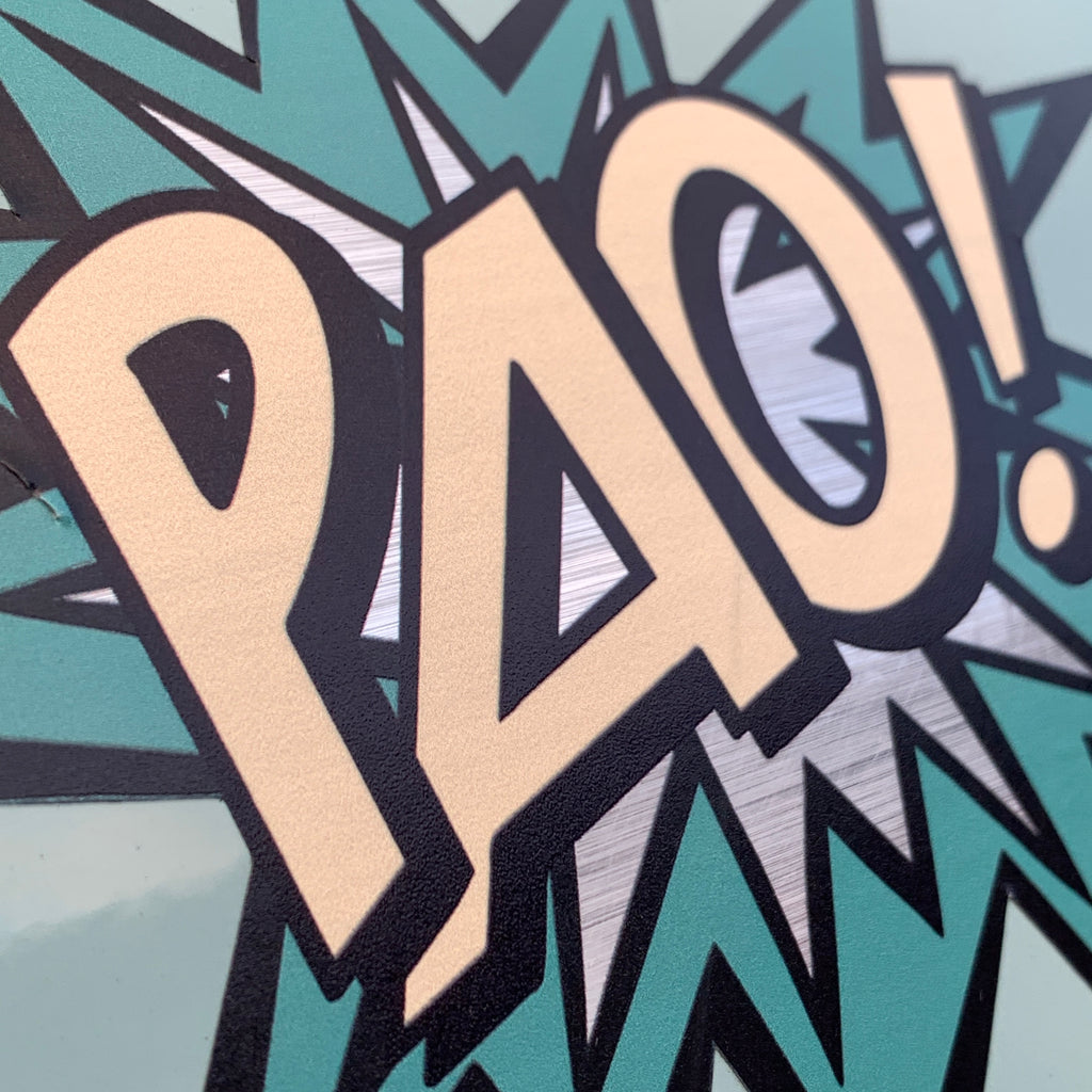 PAO! stickers designed by Inkymole - 2 colour ways