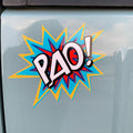 PAO! stickers designed by Inkymole - 2 colour ways