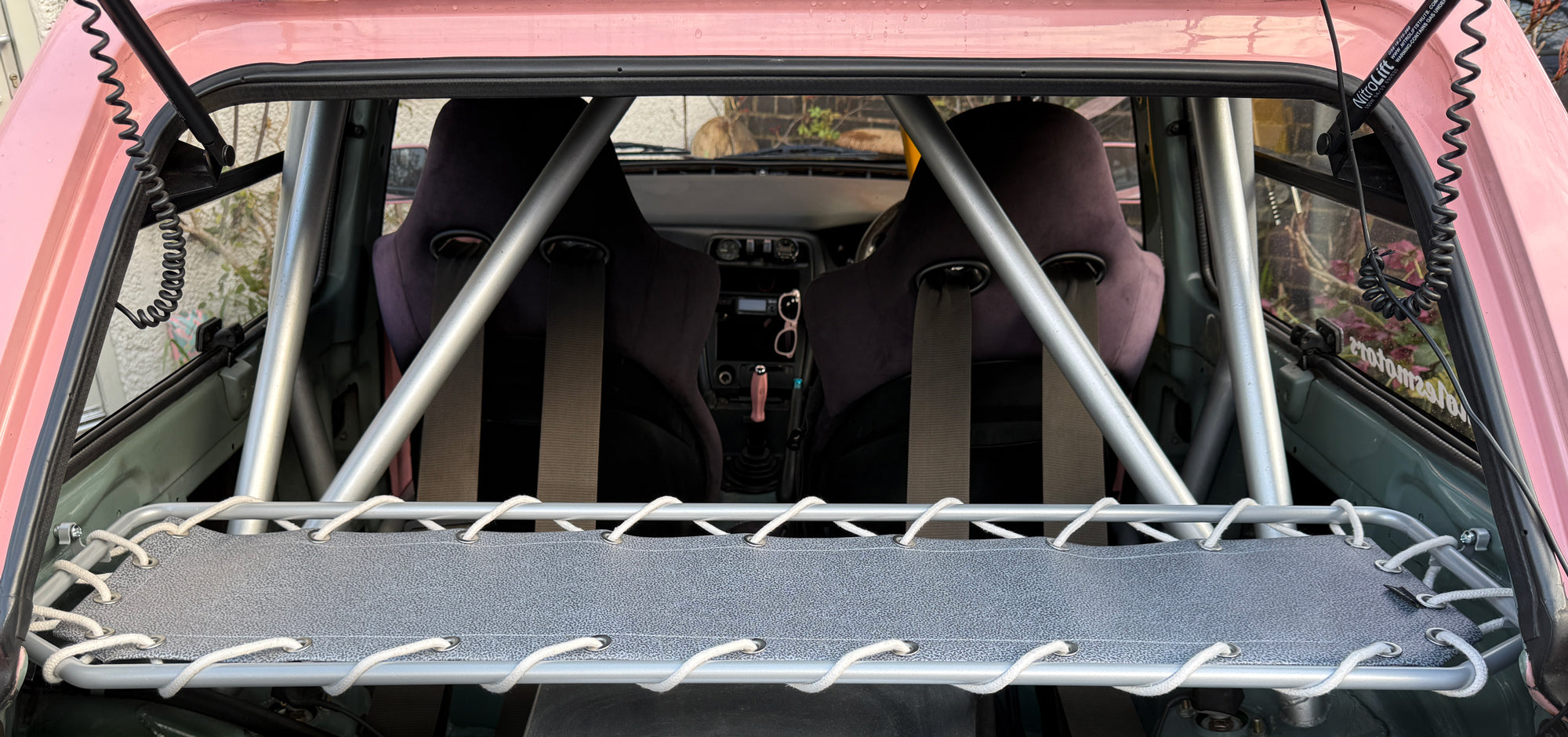 Parcel Shelf Hammocks / made to order