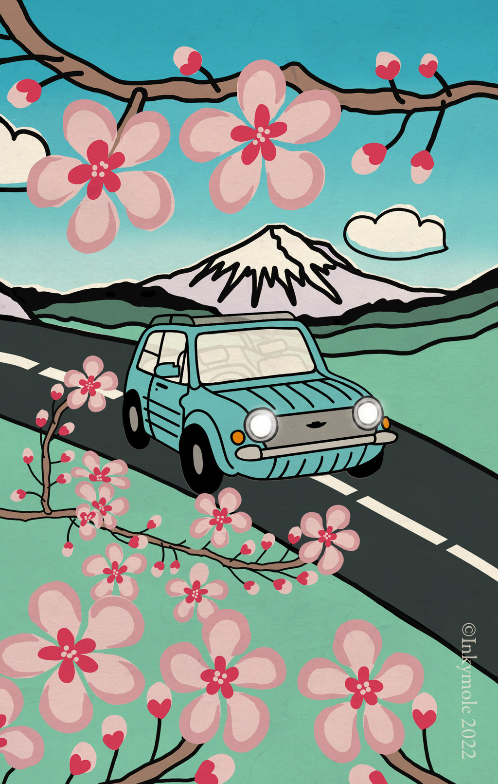 Pao air fresheners x 2! **free** Inkymole designed.