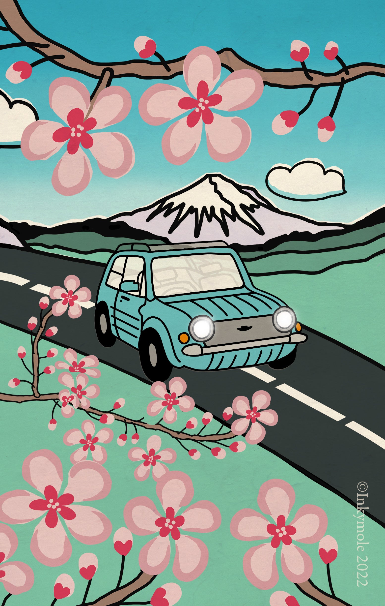 Pao air fresheners x 2! **free** Inkymole designed.