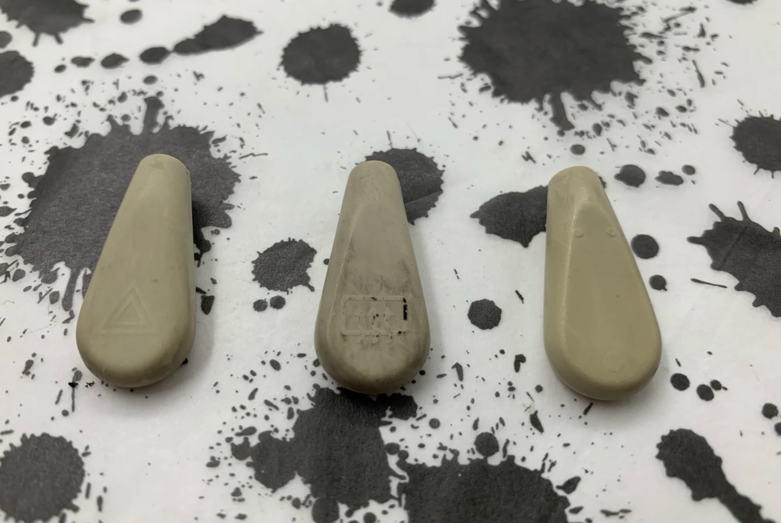 Pao dashboard switch parts: Hazards/Heated Rear Window/Roof, used