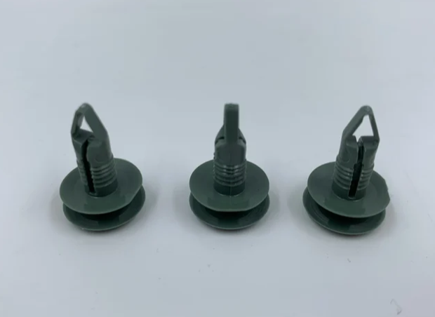 New Pao A-pillar fixings in 'Olive Grey' (green)