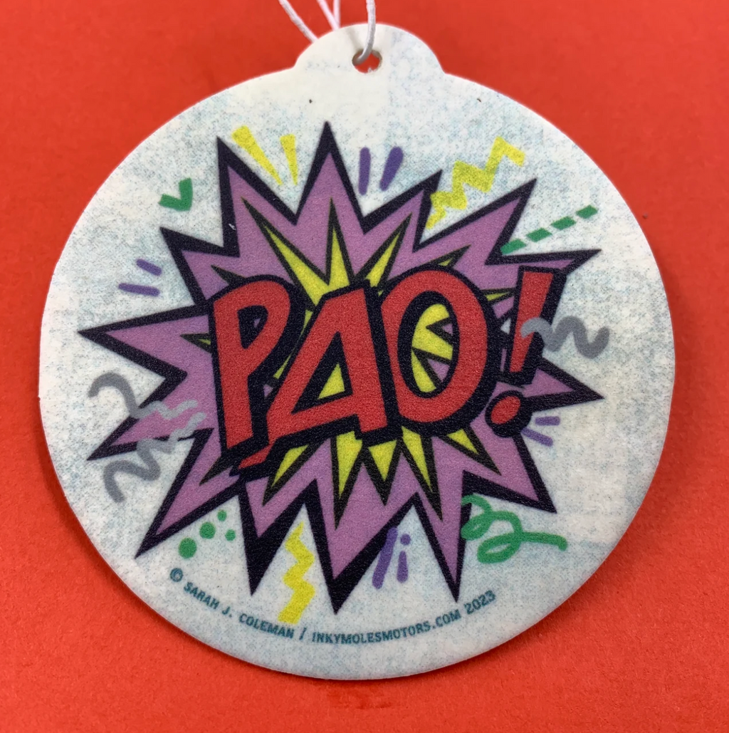 'PAO!' Air Fresheners for 2024, designed by Inkymole.