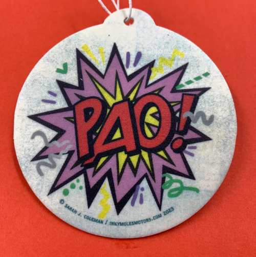 'PAO!' Air Fresheners for 2024, designed by Inkymole.