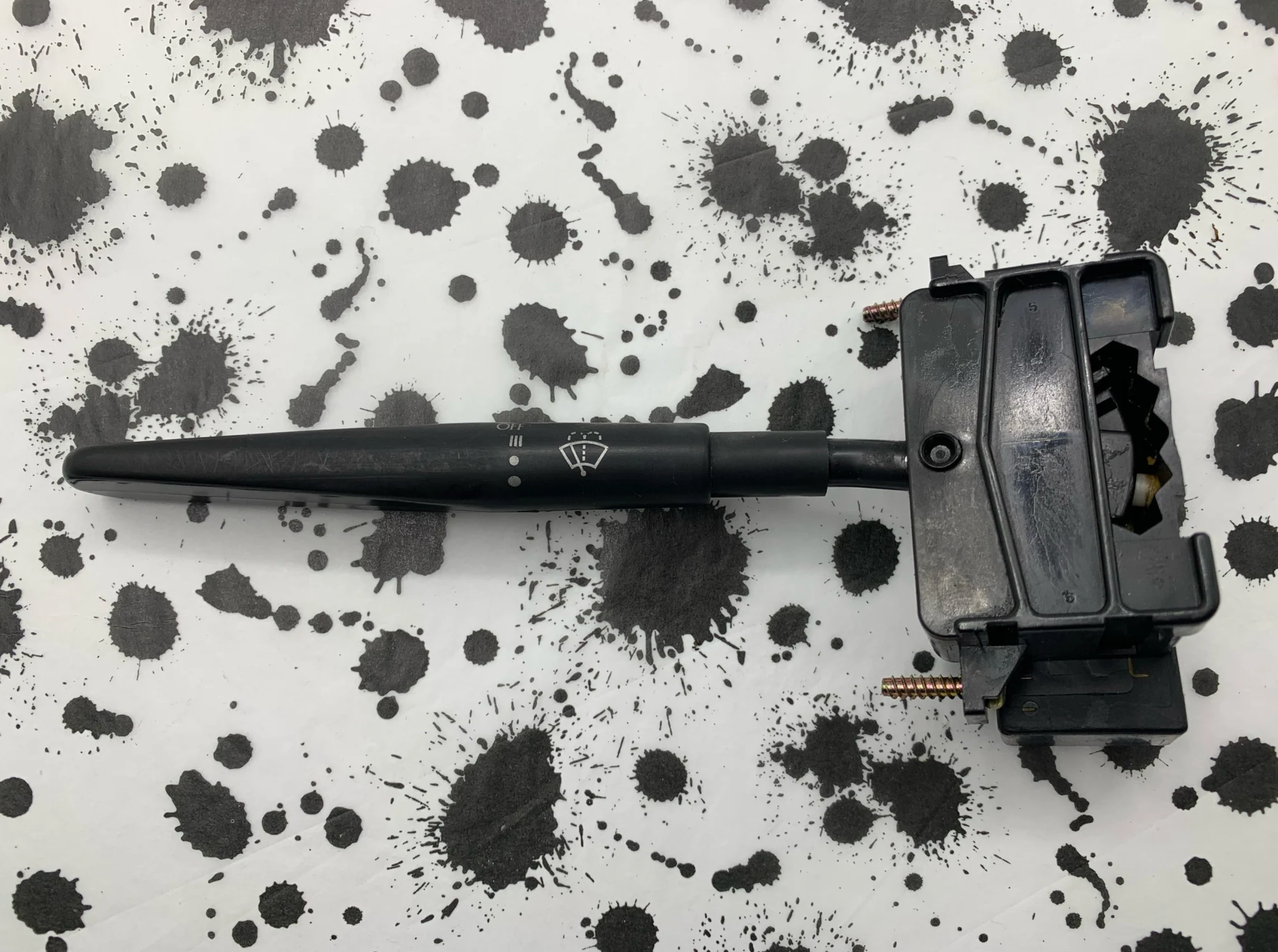 Nissan windscreen/windshield wiper switch assembly for Pao, used