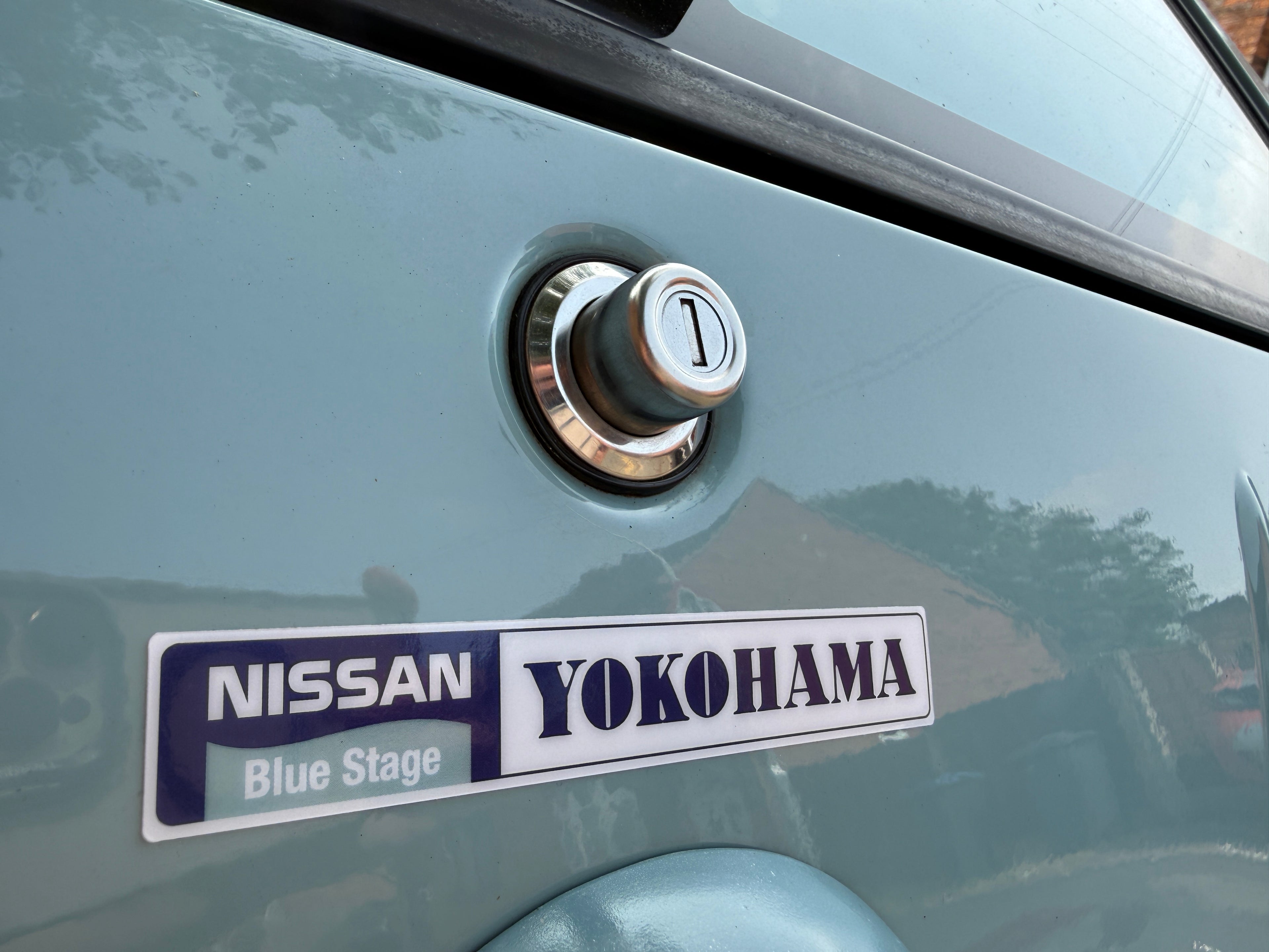 NISSAN YOKOHAMA Blue Stage dealership bumper sticker
