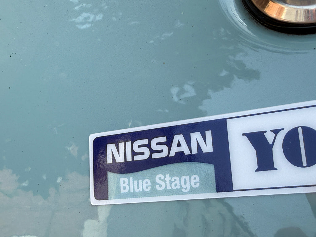 NISSAN YOKOHAMA Blue Stage dealership bumper sticker