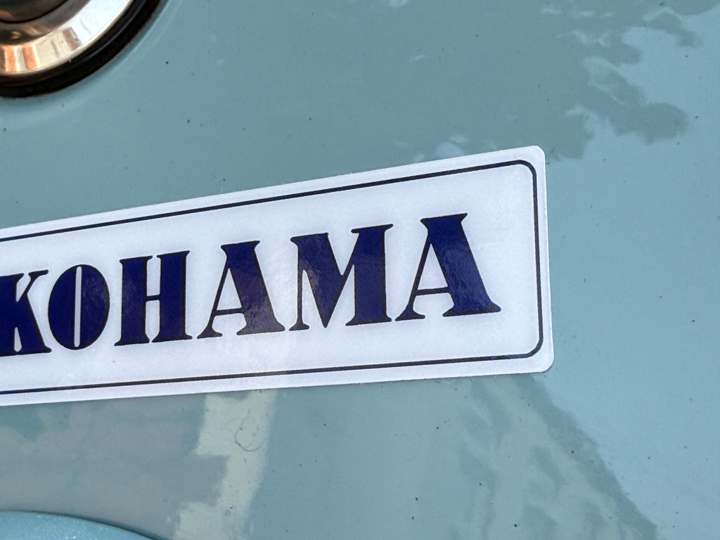 NISSAN YOKOHAMA Blue Stage dealership bumper sticker