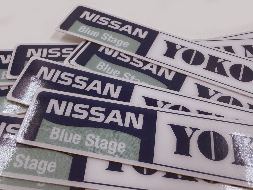 NISSAN YOKOHAMA Blue Stage dealership bumper sticker